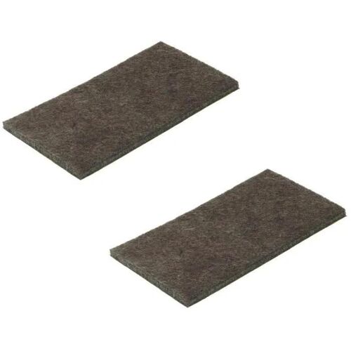 Patin Feutre - CYCLINGCOLORS - 100x50mm - Marron - Adhésif - Protecteur(s)