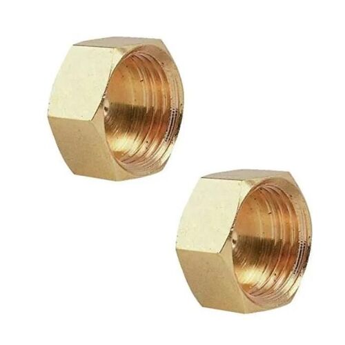 Bouchon - Laiton - 15x21 mm - Pack de 2 - Femelle - A visser