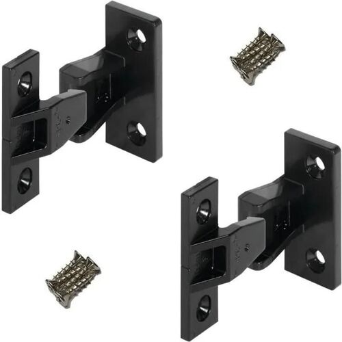 2x ferrure d'assemblage KEKU AS (2x mâle + 2x femelle + 8 vis) charnière clip meuble tiroir placard cuisine porte plaque bois