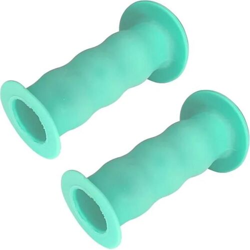 Paire De Poignee Turquoise Vert Bleu Velo Enfant Draisienne Tricycle Trottinette Diametre 22mm 85mm