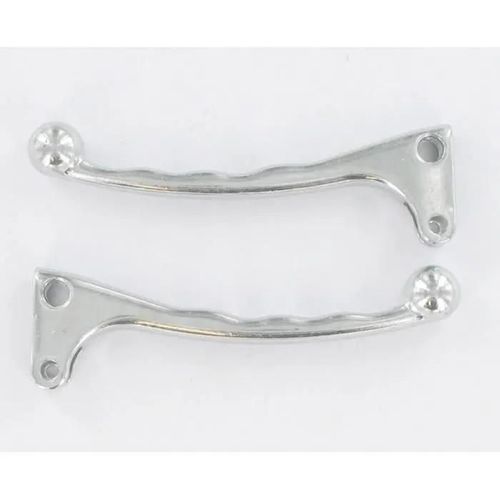 Paire De Levier De Frein Aluminium Chromé À Boule - Droite / Gauche Peugeot 103 Mbk 51 Mobylette Cyclomoteur