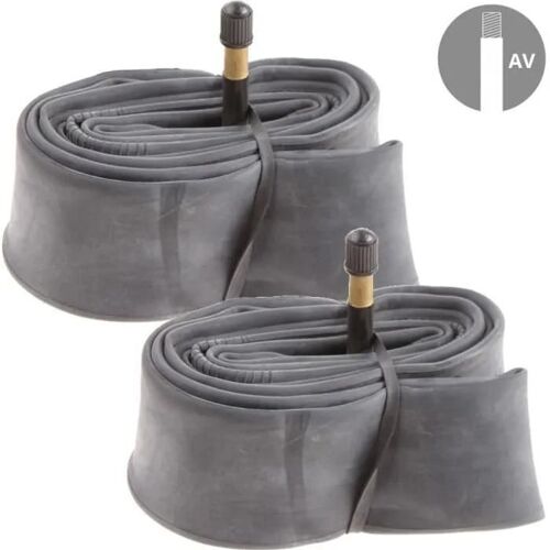 2x Chambre À Air 26 X 2.00 - 2.10" 50-559 Valve Schrader Auto Vélo Vtt Vtc Ville