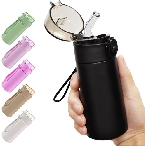 150ml Petite Bouteille Isotherme, Gourde Isotherme Avec Couvercle Verrouillable Anti-Fuite, Bouteille D'eau Acier Inoxydable À Double Paroi, Sans Bpa, Pour Running, École, Bureau (Rose)