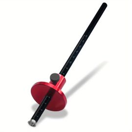 Coupe-roue à roulement pour bois tendre,règle d'échelle en pouces/mm,jauge de marquage,gabarit en queue d'aronde,1:5 1:8,délit de guidage,outil de traçage en alliage - Type Wheel Marking Gauge