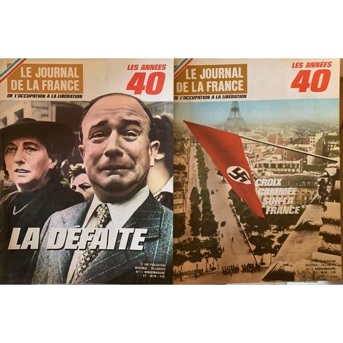 - Le Journal De La France - Années 40 —1971- Publication  Historia  Et Tallandier - 2 Revues - Fascicules À L’Intérieur - 