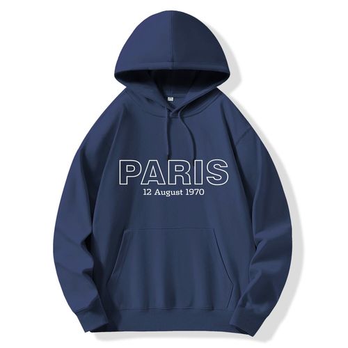 Pull À Capuche Unisexe - Sweat-Shirt Fan De Paris - Veste D'automne/Hiver