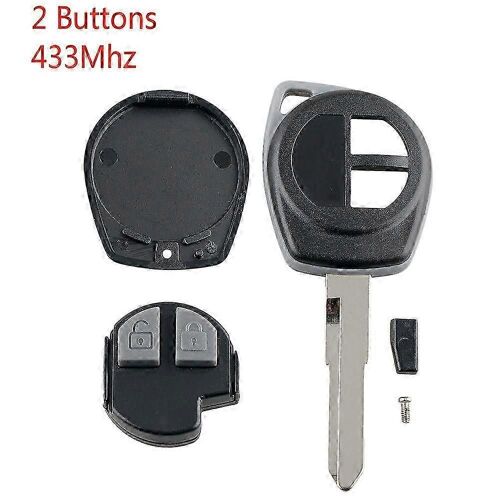 Clé À Distance Intelligente De Voiture 2 Boutons Adaptés Pour Swift Sx4 Alto Jimny Vitara Splash 2007-2013 433mhz