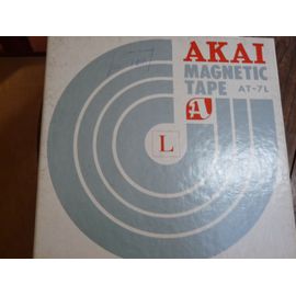 Bande magnétique AKAI ATR 7, enregistrée une fois, ré-enregistrable. État correct. 3 euros l'unité. 10 euros le lot de 4.