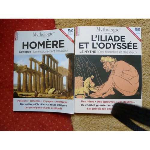Homère - L'Iliade Et L'Odyssée N° 7 Et 11 De Mythologie(S)