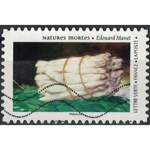 France 2023 Oblitéré Used Natures Mortes Édouard Manet Botte D'asperges Y&t Fr 2340