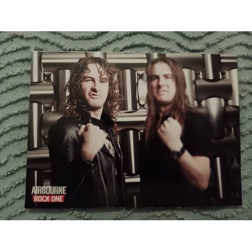 Carte Postale Noire /Blanc "Airbourne" Années 2000.