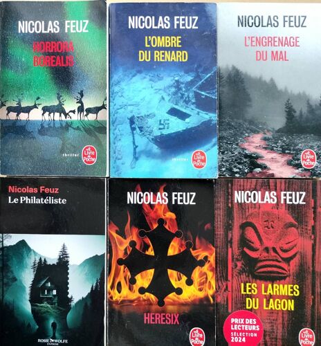 Lot 6 Livres Nicolas Feuz - Livre De Poche / Rosie Wolfe