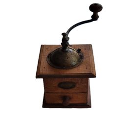 Moulin À Café Ancien Peugeot Frères Bois Et Métal