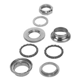 Jeu De Direction A Visser 1" (30.2/25.4/30.2/26.4mm) Eco Acier Chrome Velo Cycle Ville Vintage Vtt Vtc Route