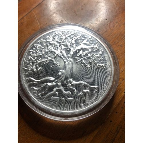 Pièce 5 Onces Argent 999emes Arbre De Vie 2020, Ten Dollars Niue.