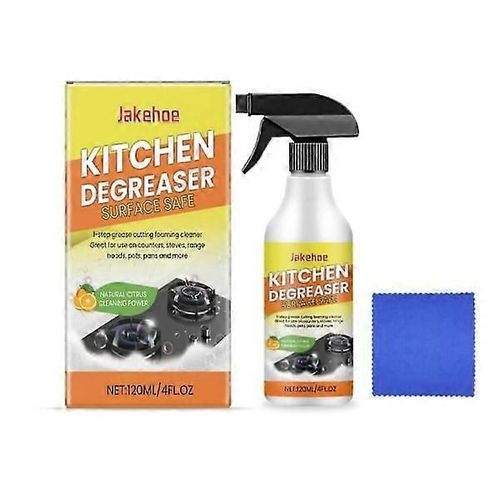 Nouveau nettoyant mousse dégraissant pour cuisine, puissant spray nettoyant dégraissant 3 pièces