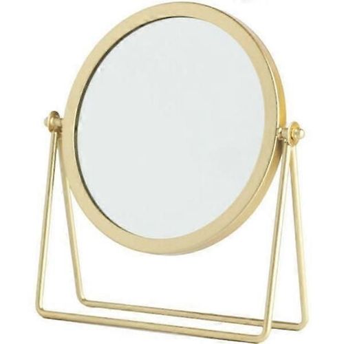 Miroir Grossissant Sur Pied, Doré 