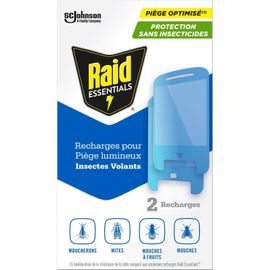 KALANKA-Raid Essentials Recharges pour piège lumineux insectes volants ¿ sans insecticides ¿ 2 recharges
