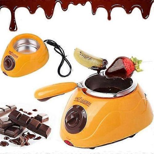 Ensemble à fondue électrique durable avec pot à chocolat