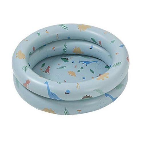 Piscine gonflable pour bébé, rétro, dinosaure bleu