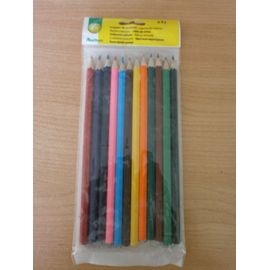 12 Crayons De Couleur Auchan