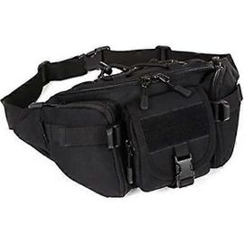 Sac banane tactique militaire Molle pour la marche, la course, la randonnée, le camping, l'escalade, le trekking et la chasse