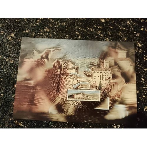 Carte Postale Beige/Bleue "Château Du Haut Koenigsburg Bas Rhin"Années 2000.