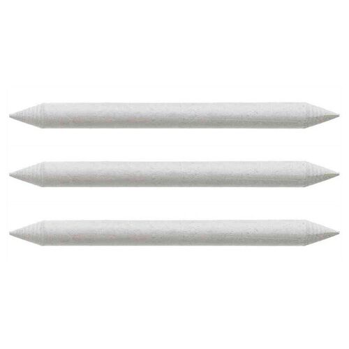 Faber-Castell Lot De 3 Estompes 9125 Pour Frotter Ou Corriger Les Traits De Crayons Pastel Et Les Craies