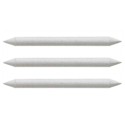 Faber-Castell Lot De 3 Estompes 9125 Pour Frotter Ou Corriger Les Traits De Crayons Pastel Et Les Craies