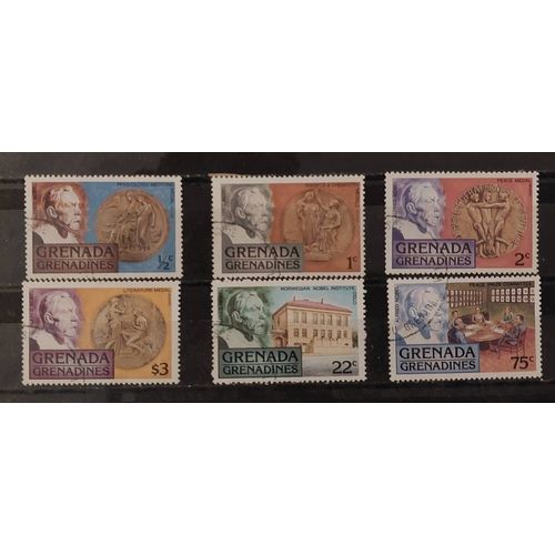 Timbres Grenade Alfred Nobel 1978