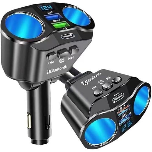 KAL-2 distributeurs allume-cigare, adaptateur USB pour allume-cigare, 12V/24V, chargeur de voiture 90W, prise double pour téléphone portable, GPS Dash Camera, Bluetooth compatible et tablette