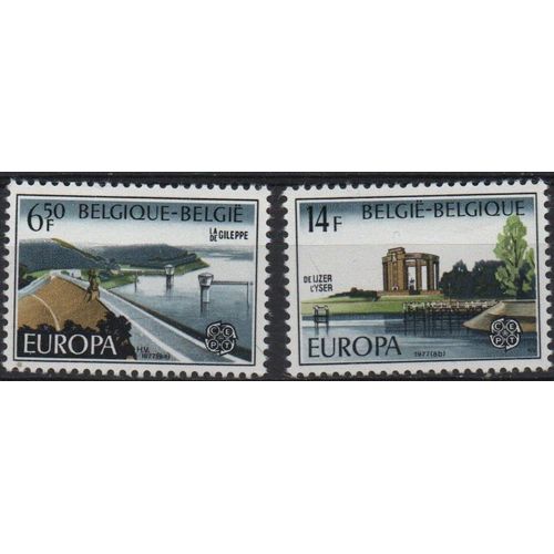 Belgique Timbres Europa 1977