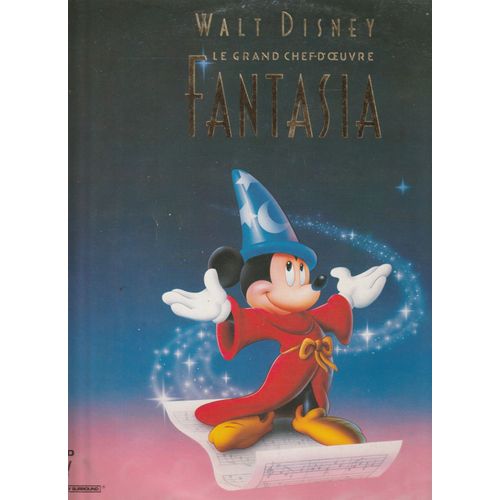 Laser Disc 30 Cm - Fantasia Walt Disney Narrateur François Perrier - Orchestre De Philadelphie Dir. Leopod Stokowski 112'