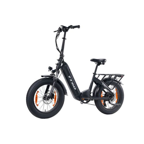 Vélo Électrique Pliable - Ttgo F6- Moteur 250w - Batterie 36v 25ah - Autonomie 130km Shimano 7 Speed -Freins Hydrauliques