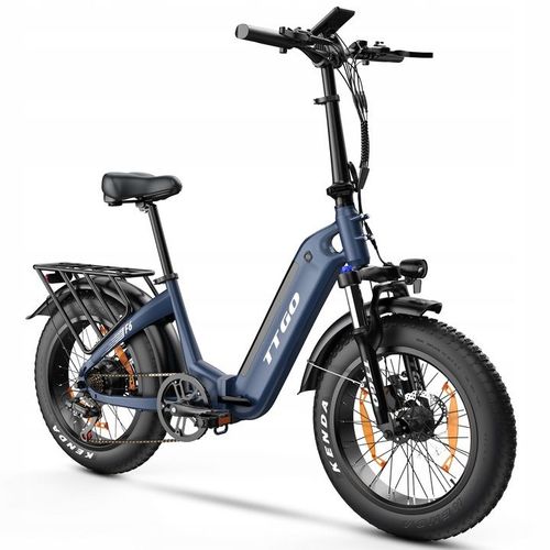 Vélo Électrique Pliable - Ttgo F6- Moteur 250w - Batterie 36v 25ah - Autonomie 130km Shimano 7 Speed -Freins Hydrauliques Vae