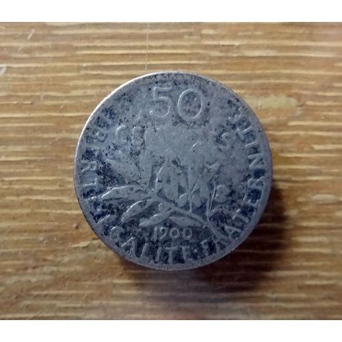 50 Centimes Argent 1900 Semeuse
