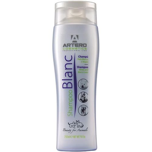 Champú Blanc 250 Ml-Shampoo For Dogs With White Coat Removes Yellowish Tones And Intensifies The Colours Of Black,Grey And Blue Coats