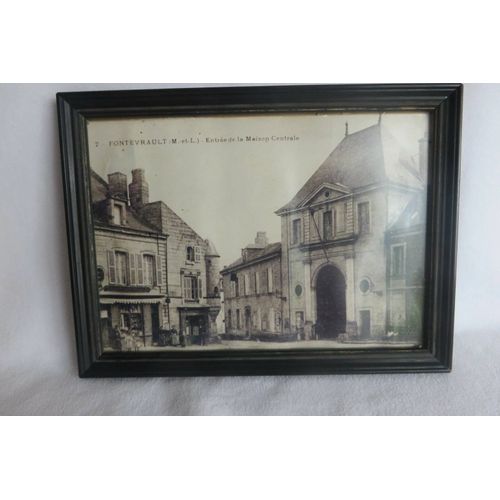 Ancien Cadre Photo Fontevrauld 49 Maine Et Loire