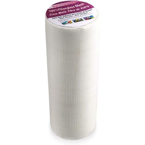 Ruban Tissé En Fibre Verre Auto-Adhésif,Tissu En Fibre De Verre Ruban Tissé Rouleau,Ruban Pour Le Remplissage Des Fissures Et La Réparation De Cloison Sèche-30 Cm X 25 M