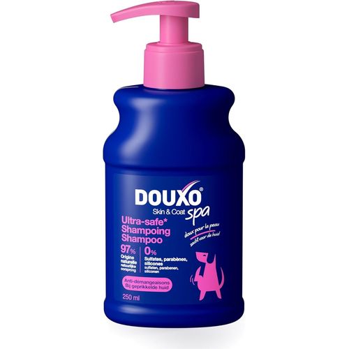 Skin & Coat Spa - Ultra-Safe Shampoing Anti-Démangeaisons Pour Chien, 250ml, Nettoie Et Apaise La Peau, Laisse Le Pelage Doux Et Éclatant, Formule Respectueuse De La Peau.