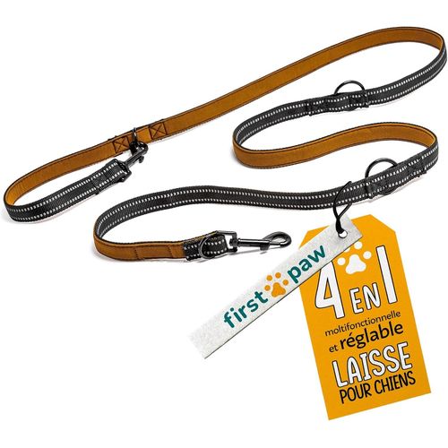 Laisse Chien 2m-Solide,Confortable,Multifonctionnelle Et Réglable Laisse Double Pour 2 Chiens-Noir-Laisse Main Libre Chien Pour Petits,Moyens Et Grands Chiens