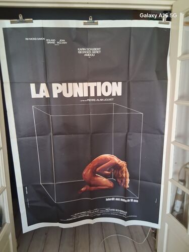 La Punition - 1973 - Affiche Originale Pliee 120 X 160 Cm - Karin Schubert - Xaviere - Nu Feminin - Prostitution