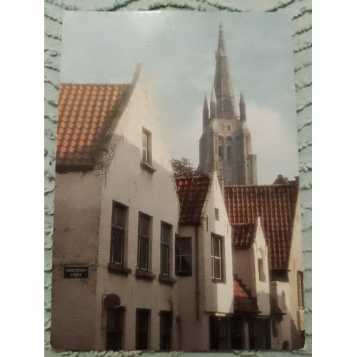 Carte Postale Colorée "Brugge En Belgique"Vintage Années 90.