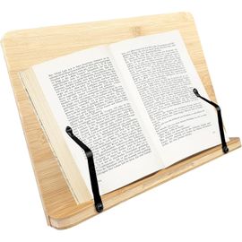 Subzonal-Lectorias Support Livre, Porte Livre Pliable, Repose Livre En Bambou, Réglable Porte-Livre, Lutrin De Lecture, Pupitre De Lecture, Chevalet Livre, Lutrin Pour Recette, Partitions, Livres Et