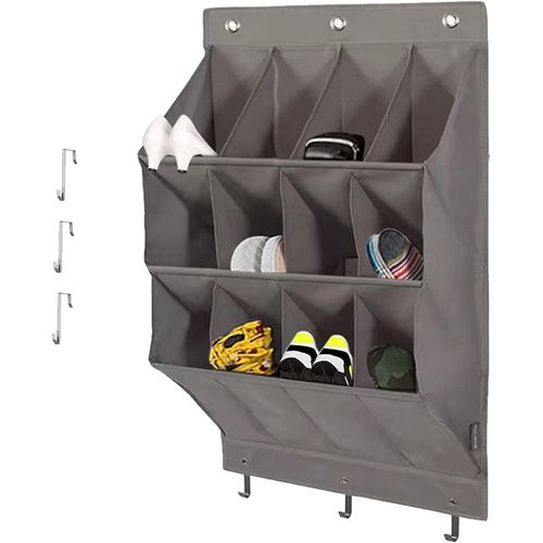Mevronisshop-Lot De Chaussures Derrière La Porte,Rangement Pliable Suspendu,Range Chaussures Suspendu Avec 6 Crochets, Range Chaussure Pour Chaussures, Accessoires De Maison, Etc.(Grande)