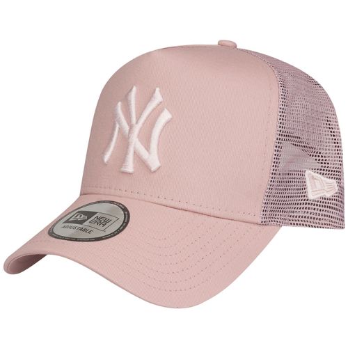 New Era Snapback Trucker Cap - New York Yankees Dirty Rose