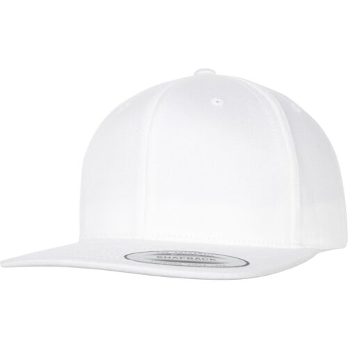 Flexfit Organic Cotton Snapback Cap - Blanc