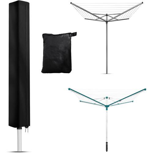 KALANKA-Universelle Housse Seche Linge Parapluie pour Brabantia, Housse Etendoir Parapluie Imperméable pour Protection Etendoir a Linge, 420D Oxford Bache Protection Etendoir(165x16x16cm)