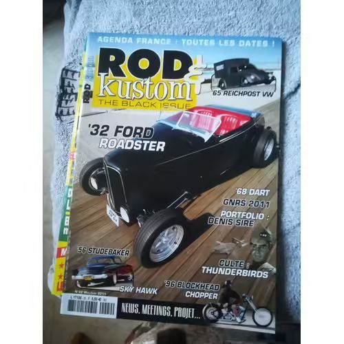 Rod Et Kustom 22 De 2011 Ford 32 Roadster,Jf Auto,Vw Reichpost,Studebaker Sky Hawk,Chopper Harley 1433,Coxycat Candygirl Dodge Dart,Chevrolet Ssr,