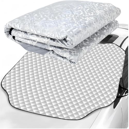 Kalanka-Couverture Pare Brise Voiture Couverture Pare Brise Voiture Pour Hiver Et Été 144×93cm Pliable Du Protection Pare Brise Hiver Bâche Bache Voiture Anti Gel Universelle Imperméable